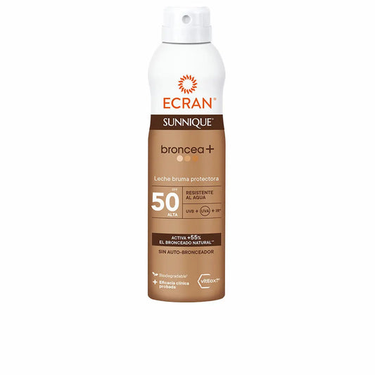 Sun Screen Spray Ecran Sunnique Broncea+ Spf 50 250 ml Sun Milk Ecran