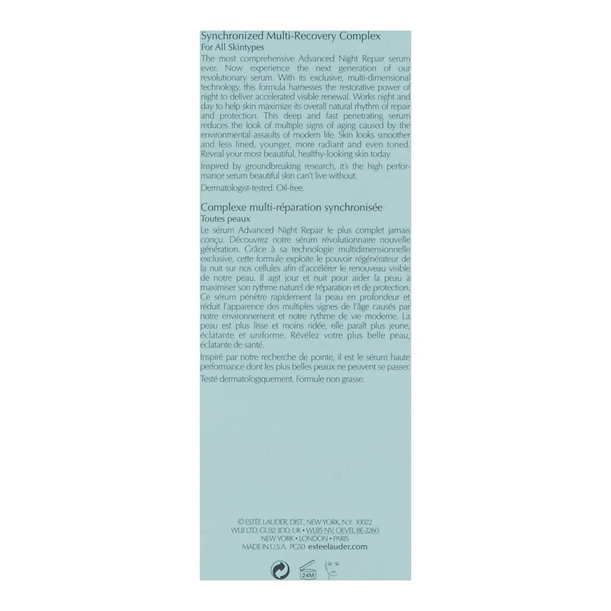 Facial Serum Estee Lauder Advanced Estee Lauder
