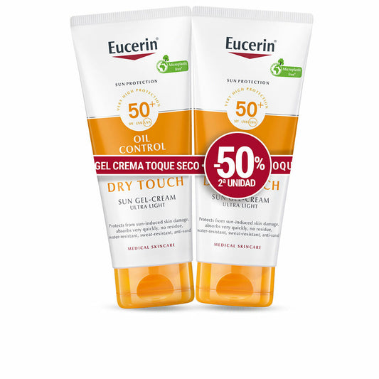 Sun Screen Gel Eucerin Sensitive Protect 50 ml x 2 Cream Dry Spf 50-0