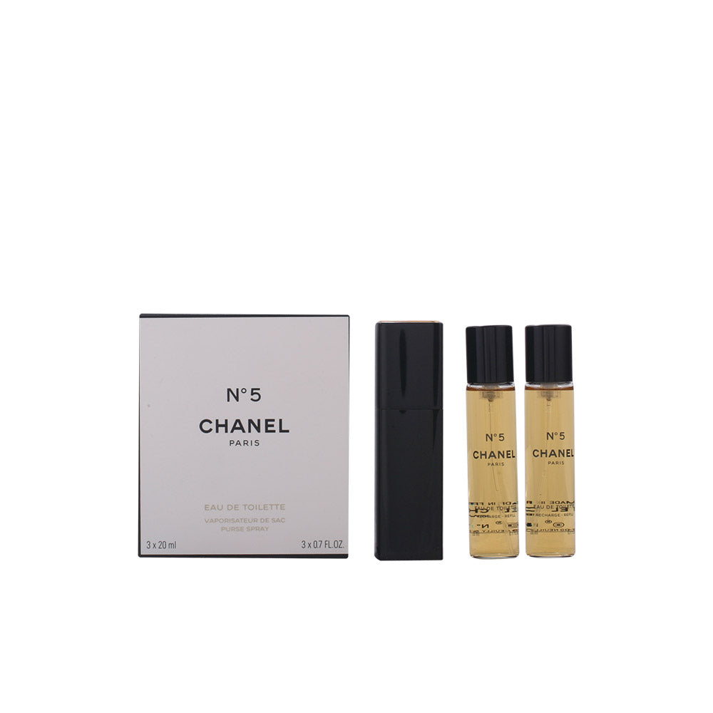 Nº 5 eau de toilette purse spray 3 x 20 ml Chanel