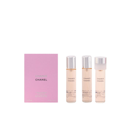 CHANCE eau de toilette spray twist & spray 3 refills 3 x 20 ml Chanel
