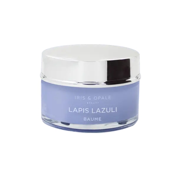 Pierre de Lapis Lazuli sur fond blanc