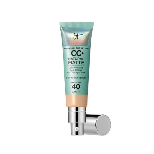 CC+ NATURAL MATTE base de maquillaje en crema SPF40 #Light 32 ml It Cosmetics