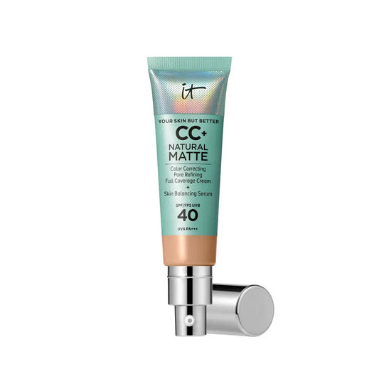 CC+ NATURAL MATTE base de maquillaje en crema SPF40 #Neut medium 32 ml It Cosmetics