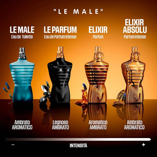 Men's Perfume Jean Paul Gaultier LE MALE ELIXIR ABSOLU PARFUM INTENSE 200 ml Jean Paul Gaultier