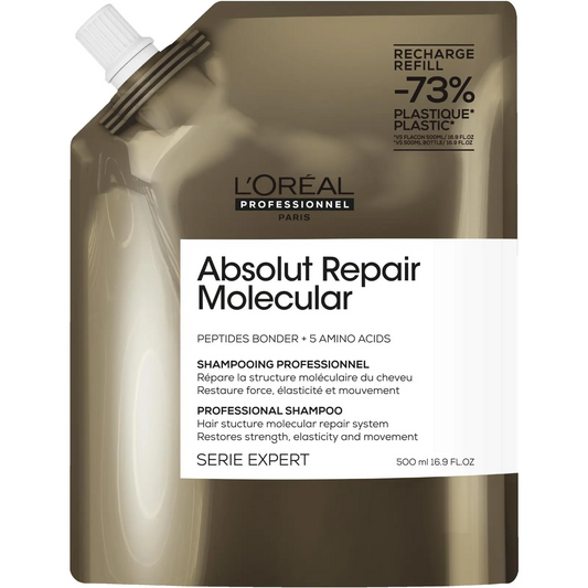 L&apos;ORÉAL PROFESSIONNEL Absolut Repair Molecular utántöltő, 500 ml (3474637242220) L&apos;ORÉAL PROFESSIONNEL