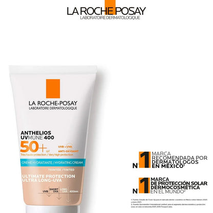 Sun Protection with Colour La Roche Posay Anthelios Uvmune 50 ml White Spf 50 Cream Hydrating Cream with Colour-7