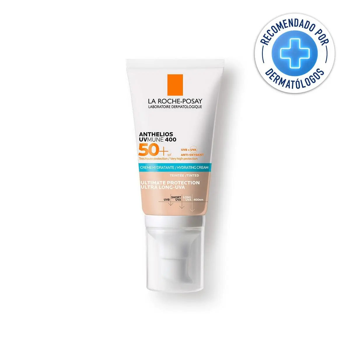 Sun Protection with Colour La Roche Posay Anthelios Uvmune 50 ml White Spf 50 Cream Hydrating Cream with Colour-8