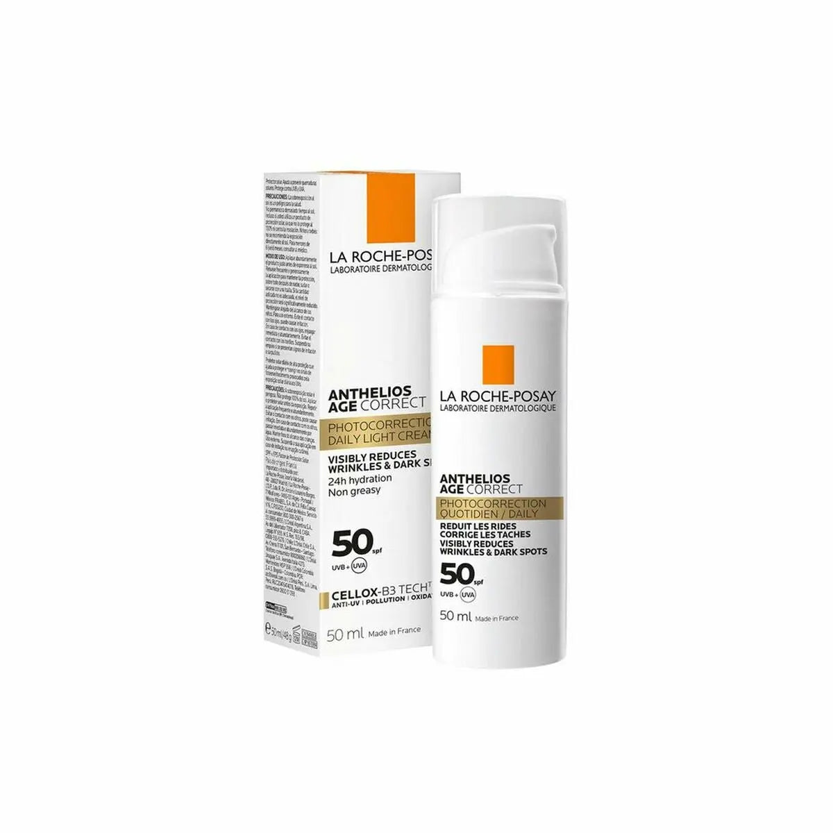 Facial Sun Cream Anthelios Age Correct La Roche Posay Spf 50 50 ml-0