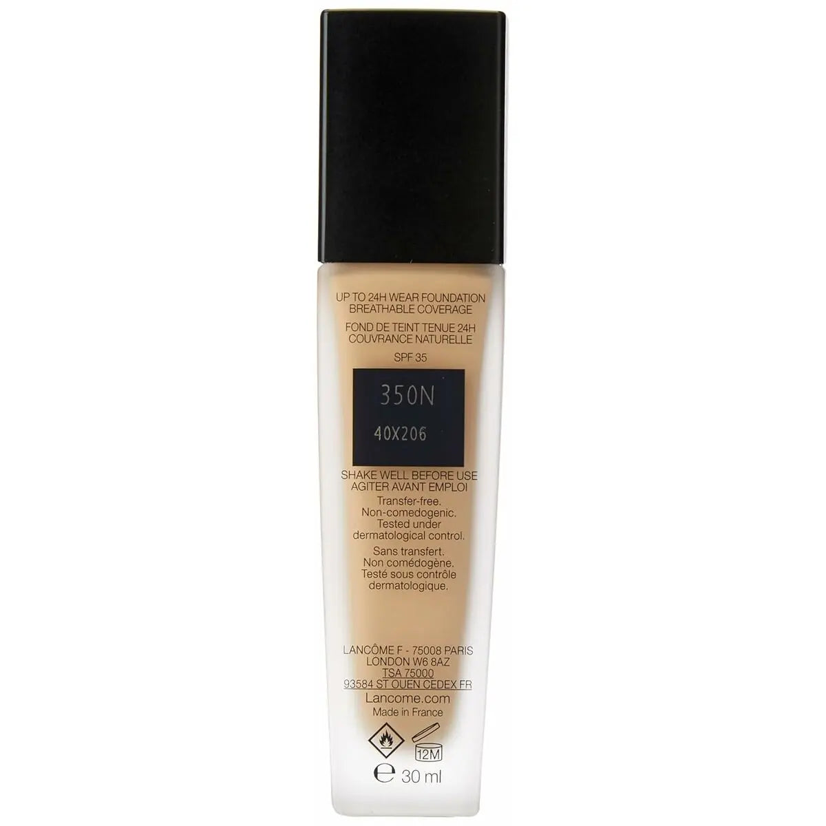 Fluid Foundation Make-up Lancôme Teint Idole Ultra Wear Nº 350N 30 ml Lancôme
