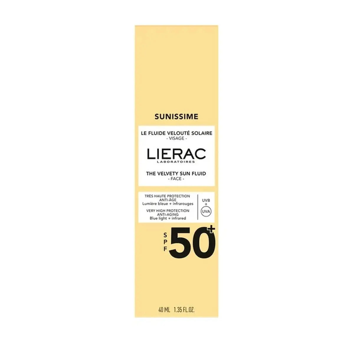Sun Milk Lierac SUNISSIME Spf 50 40 ml Anti-ageing Lierac