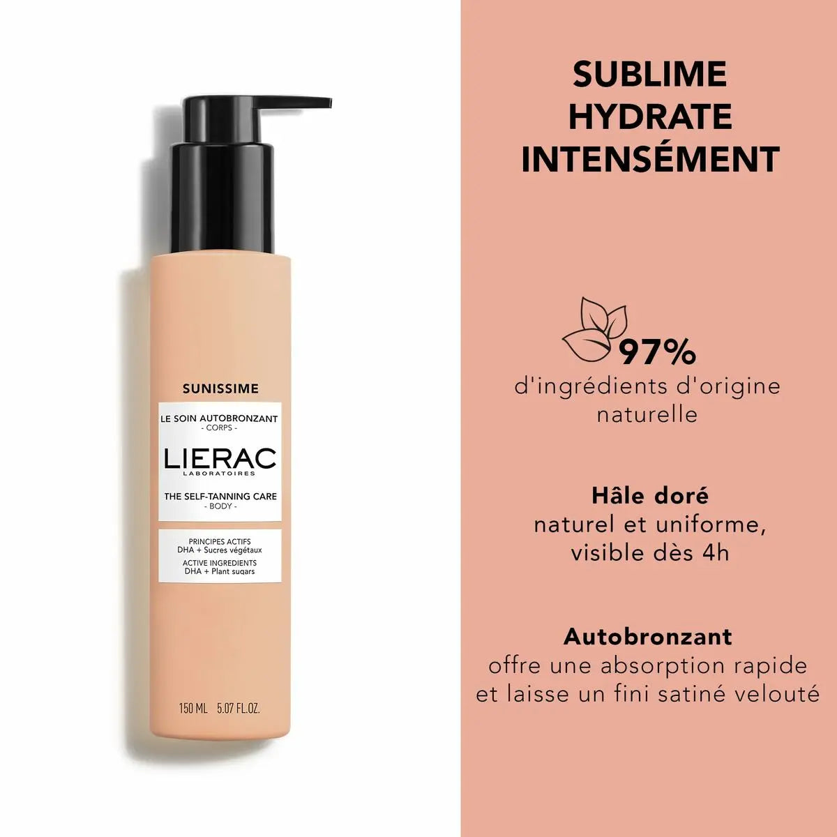 Self-Tanning Body Lotion Lierac SUNISSIME 150 ml Lierac