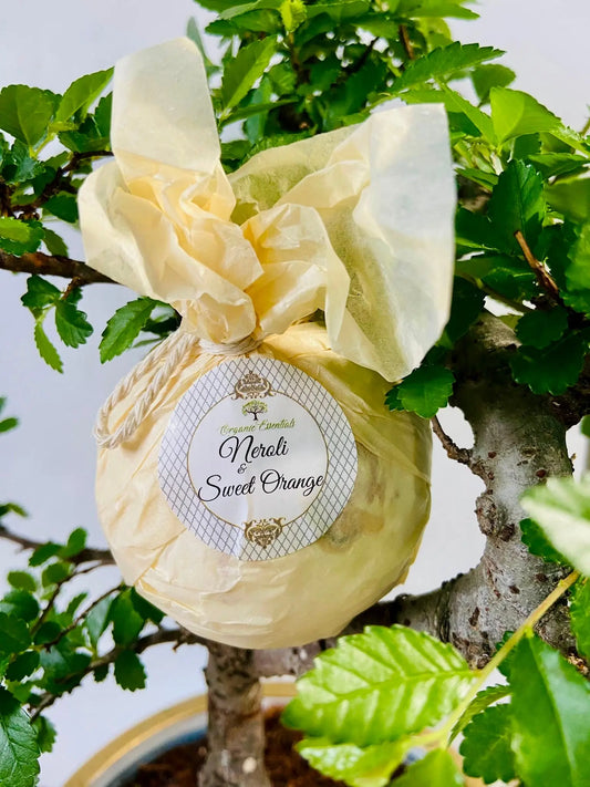 Therapeutic Bath Bomb -  Neroli & Sweet Orange Essential Oils Lydia Cosmétique