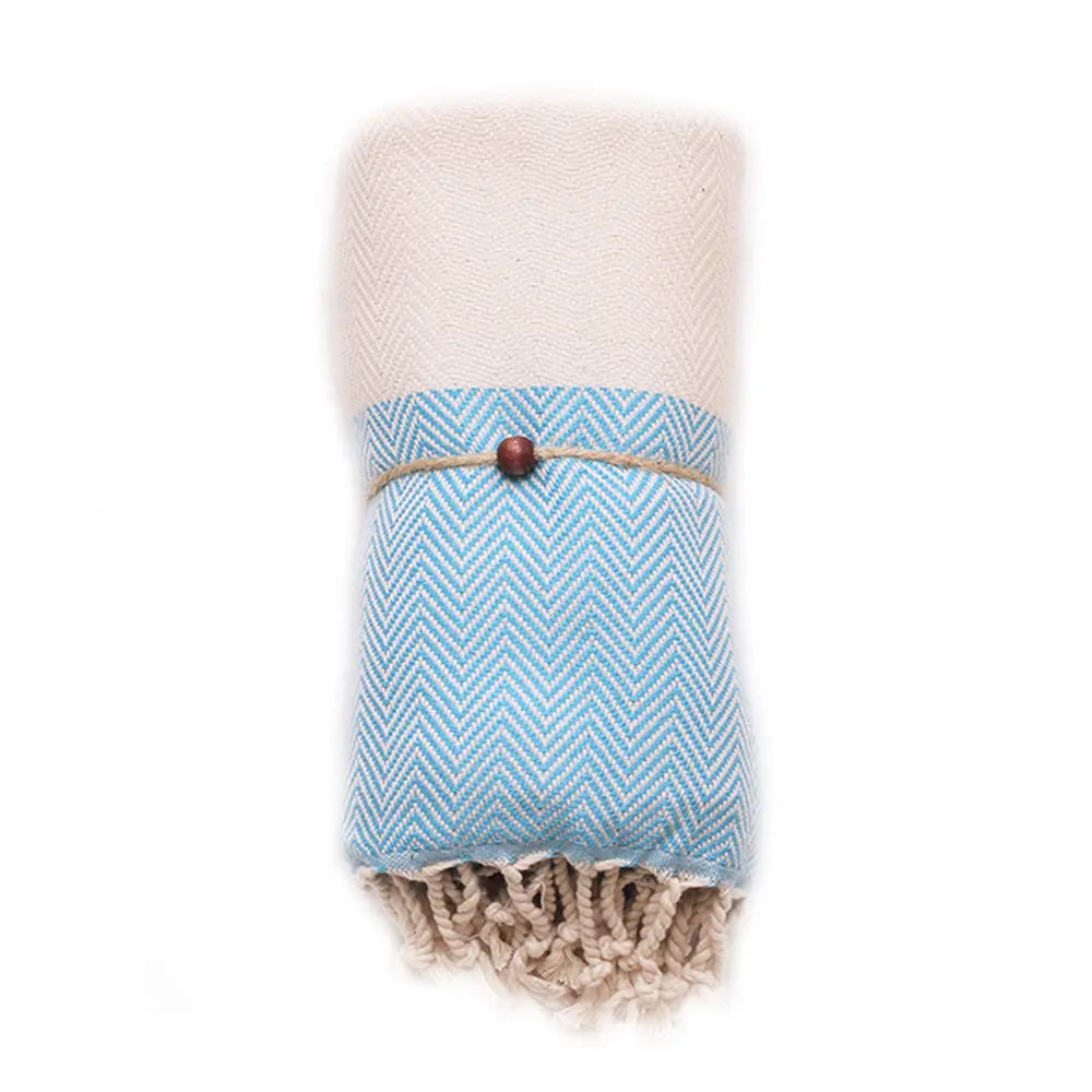Bath & Body - Herringbone Blue MADEATHAND