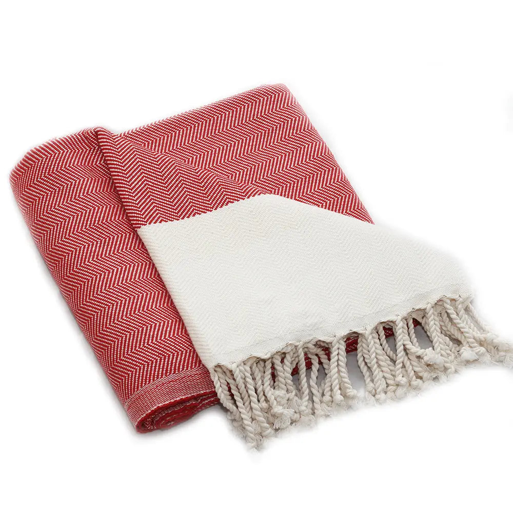 Bath & Body - Herringbone Red MADEATHAND