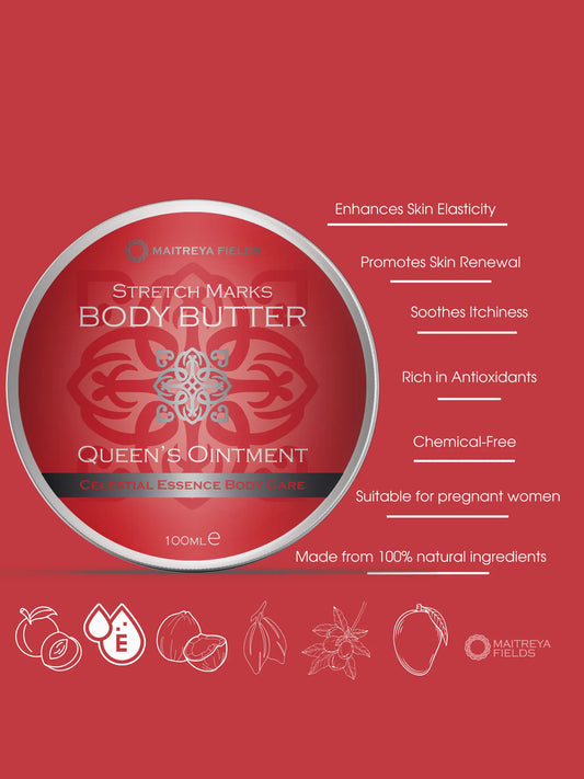 Whipped Raw Stretch Marks Body Butter-Queen’s Ointment Maitreyacosmetics