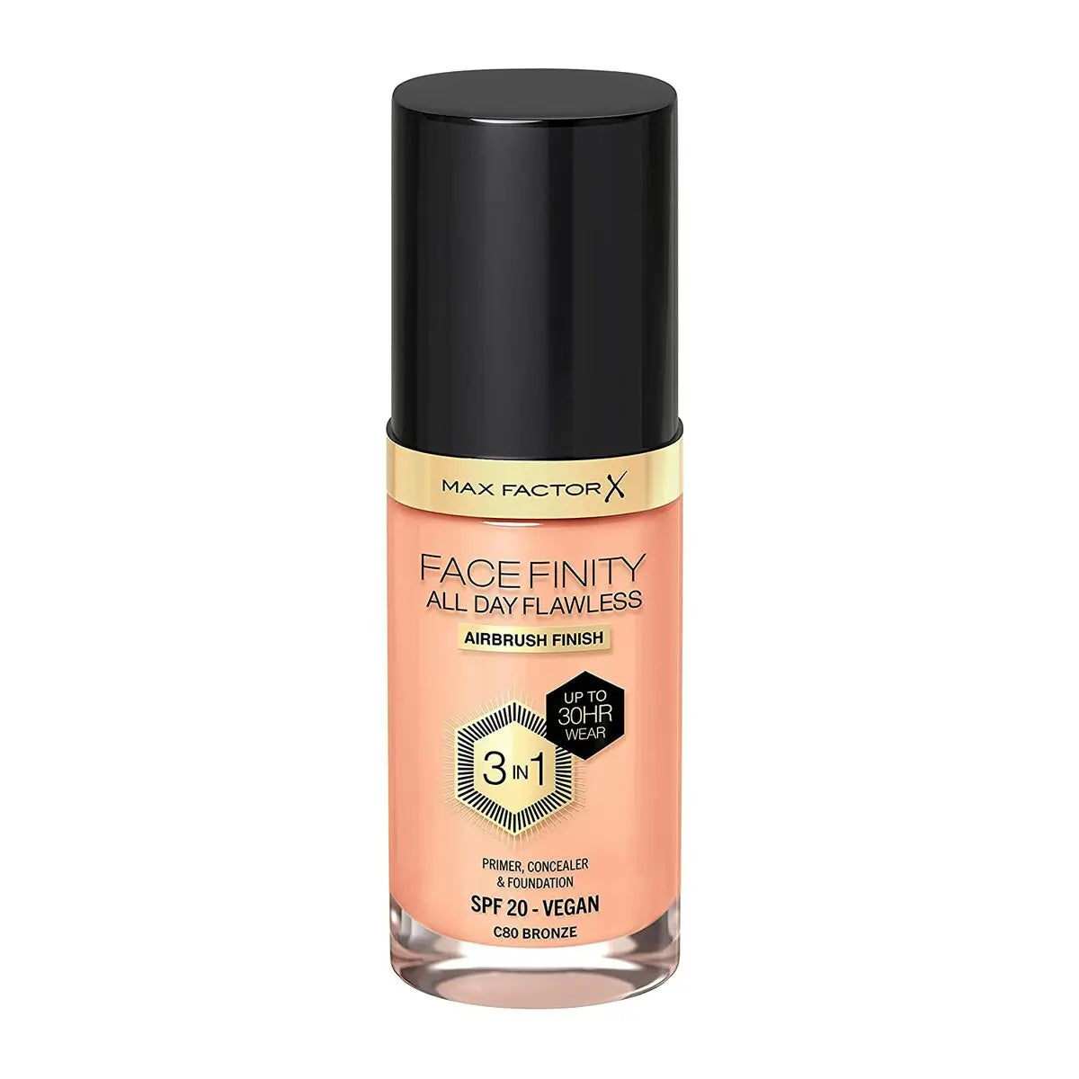 Crème Make-up Base Max Factor Facefinity 3-in-1 Spf 20 Nº 80 Bronze 30 ml Max Factor
