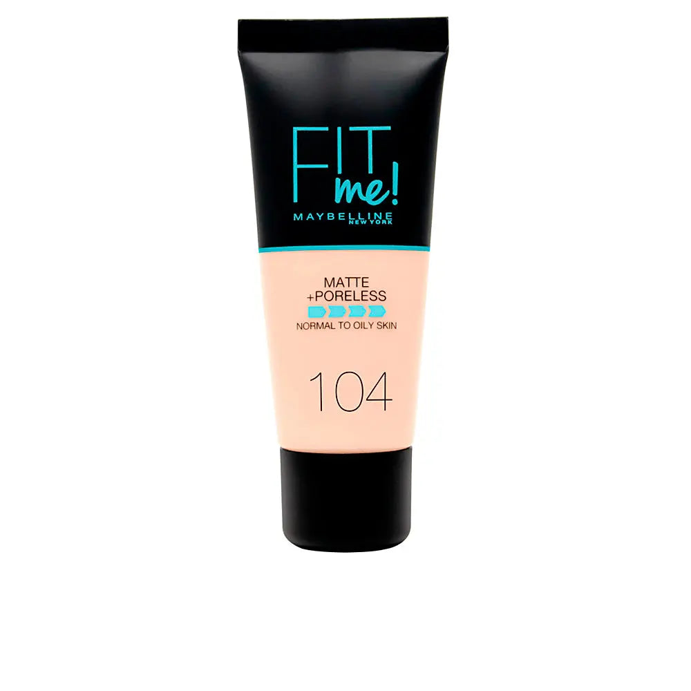 FIT ME! Foundation matte+poreless #104-soft ivory Maybelline