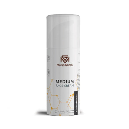 Medium Face Cream with Retinol - Vita C & Hyaluronic Acid MG Skincare