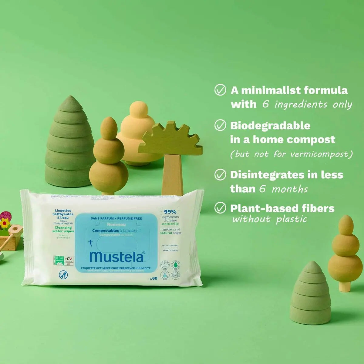 Facial Sun Cream Mustela Niño (60 Units)-1