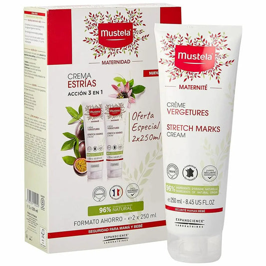 Anti-Stretch Mark Cream Mustela 48623 3-in-1 250 ml (2 x 250 ml) Mustela