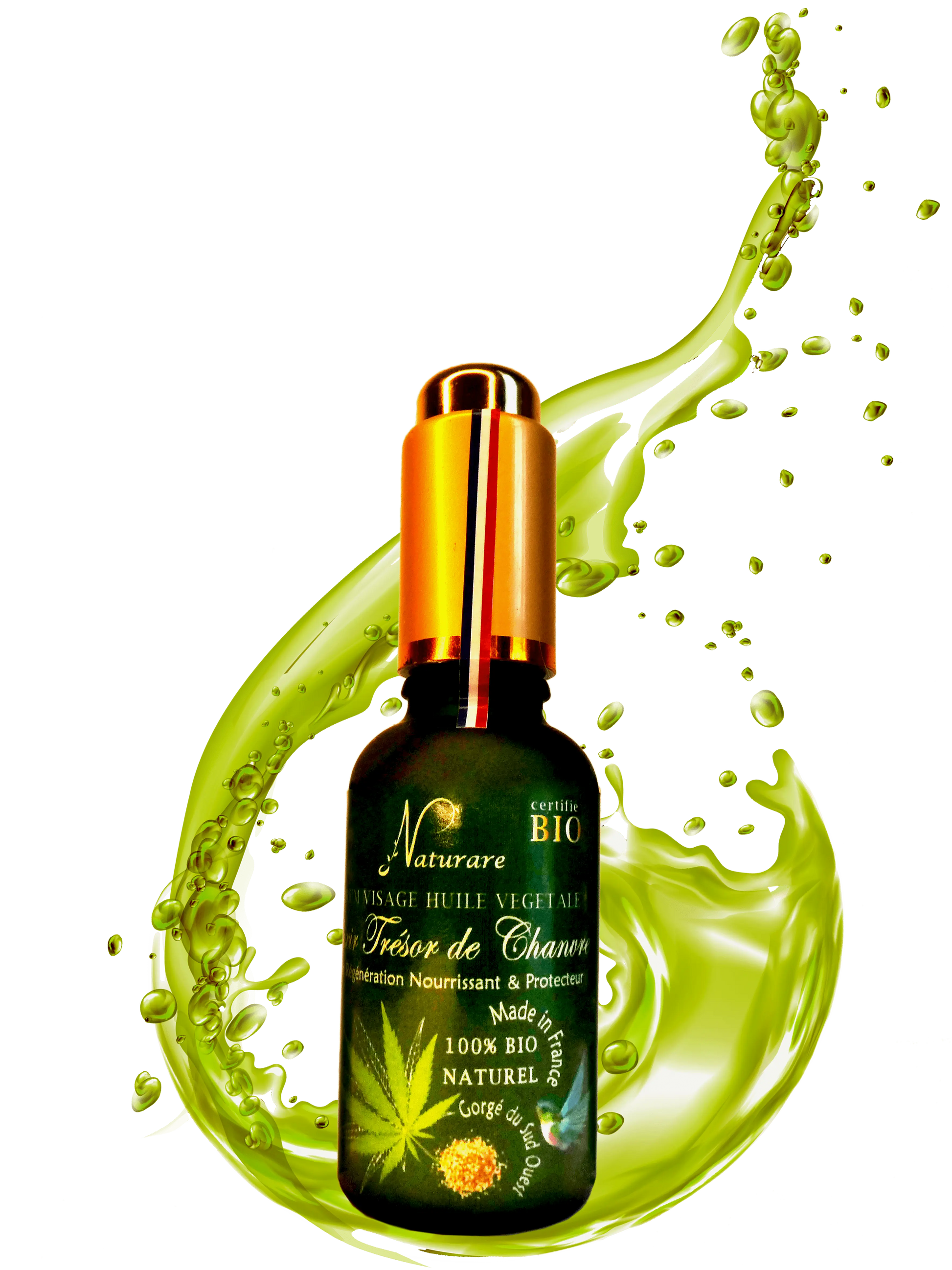 DROP - ORGANIC HEMP TREASURE ELIXIR - Vegetable Oil, Food Supplements Naturare.fr