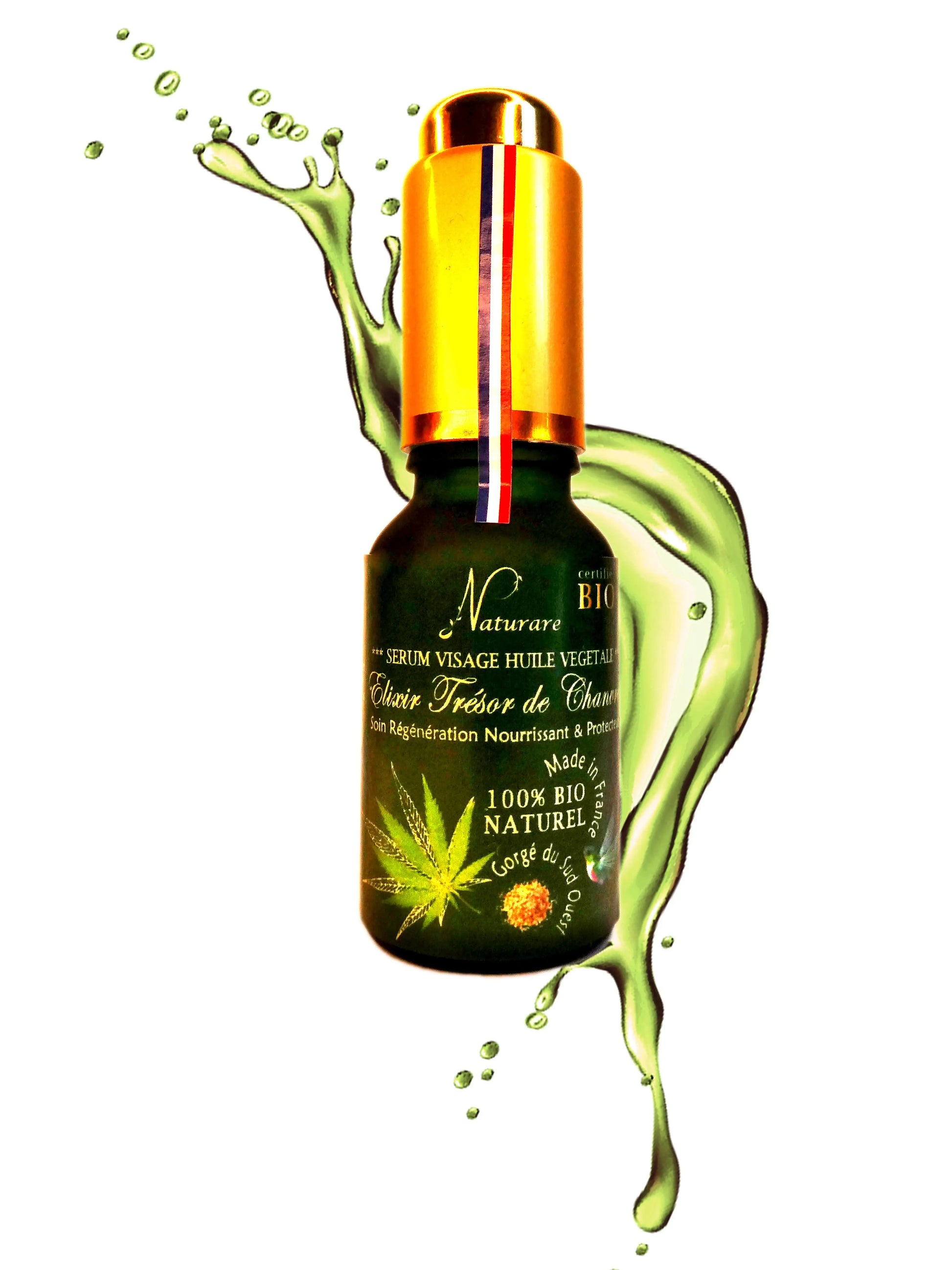 DROP - ORGANIC HEMP TREASURE ELIXIR - Vegetable Oil, Food Supplements Naturare.fr