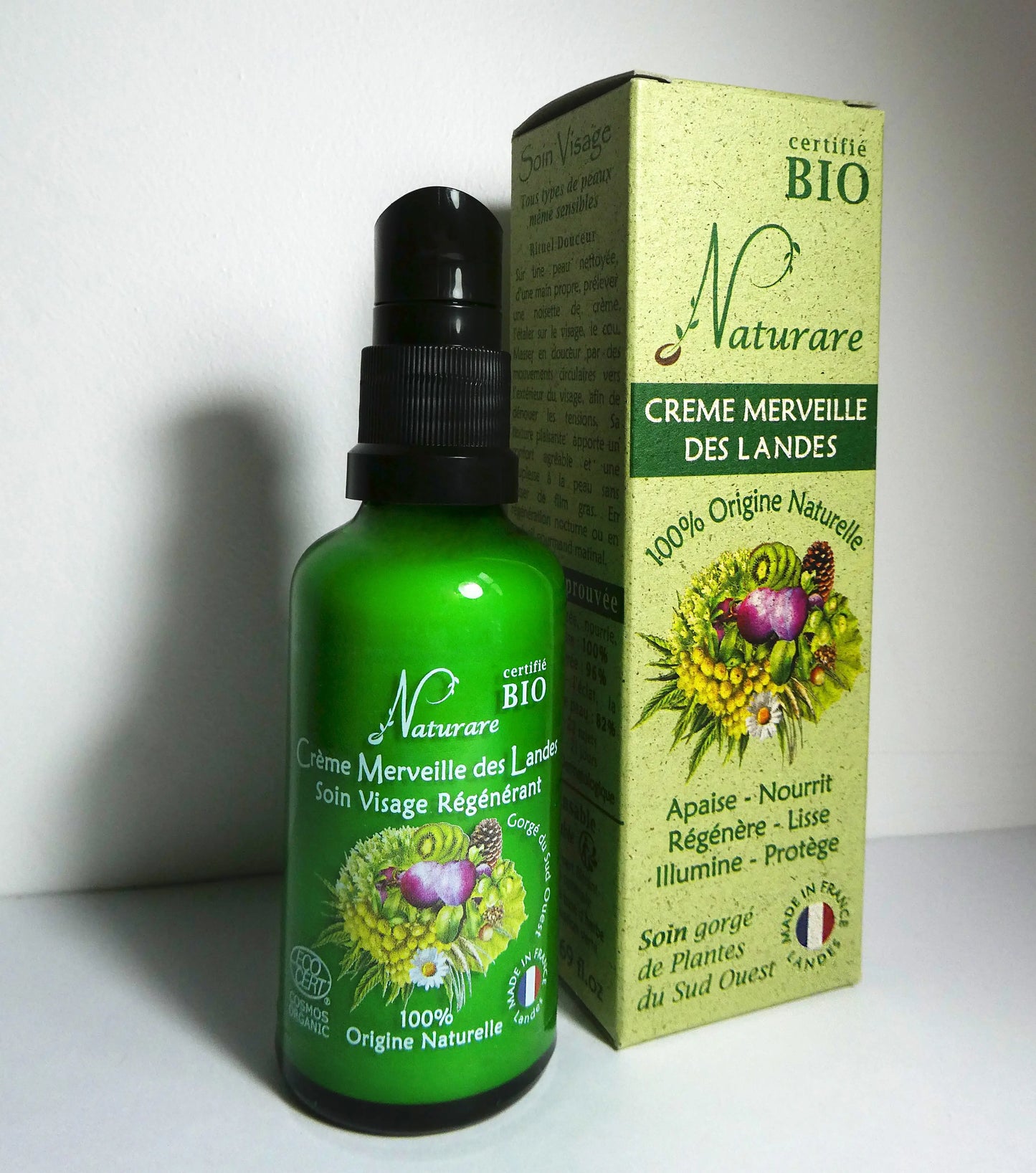 DROP - MERVEILLE DES LANDES BIO - Sensitive skin care Complete regeneration Naturare.fr