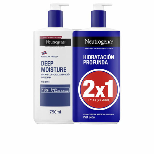 Body Lotion Neutrogena NEUTROGENA HIDRATACIÓN PROFUNDA 750 ml x 2 Neutrogena