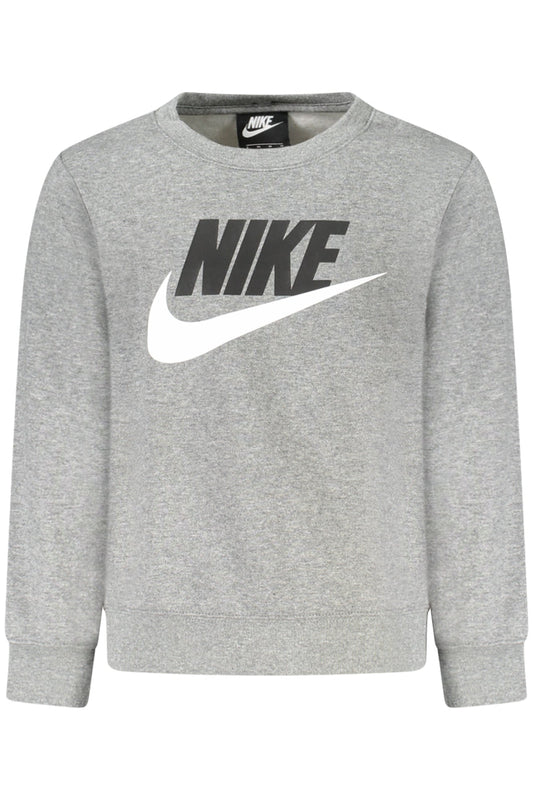NIKE KIDS' GRAY ZIP-UP SWEATSHIRT NIKE