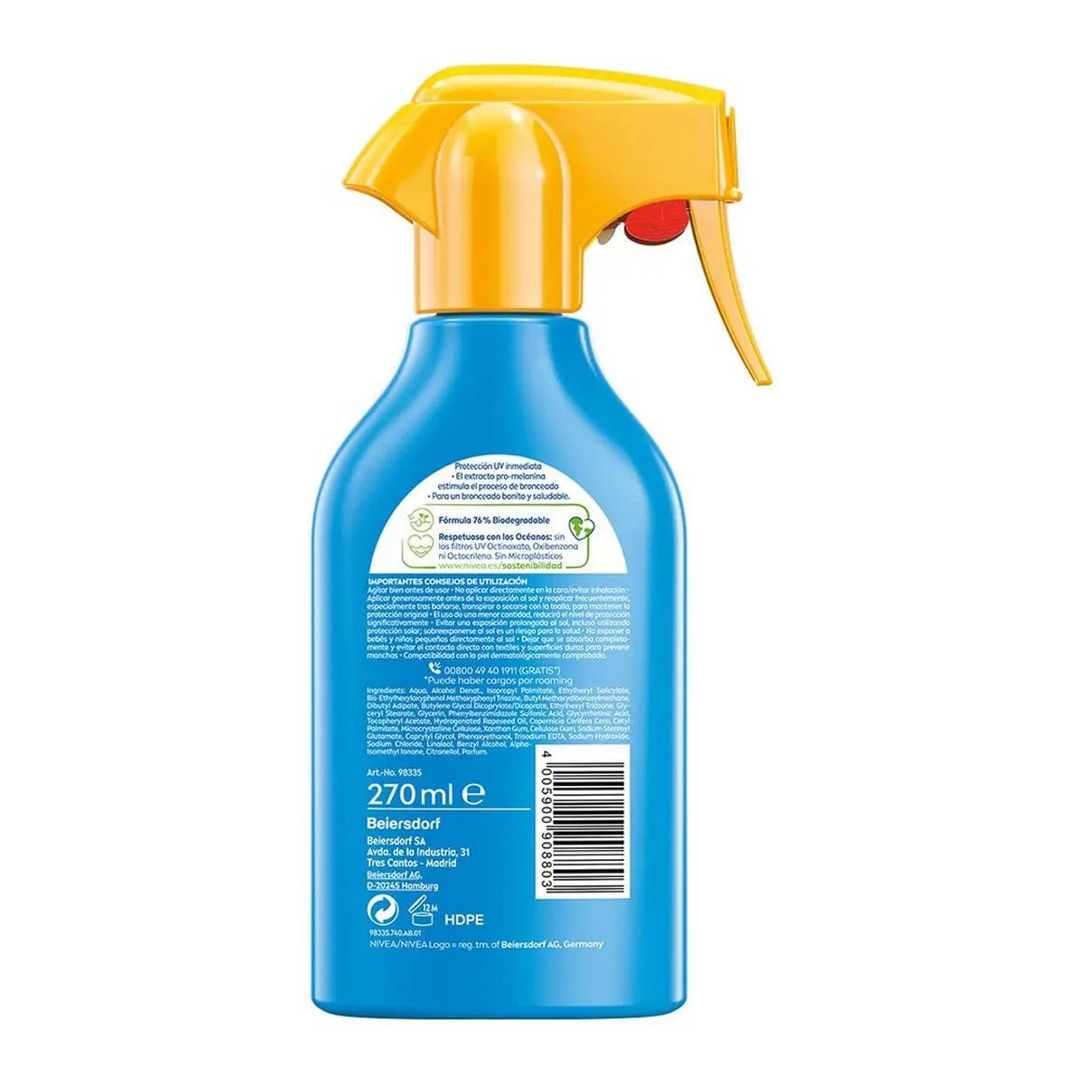 Spray Sun Protector Nivea Sun Bronzer 270 ml Spf 30 Nivea