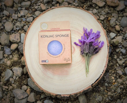 Lavender Konjac Sponge (for sensitive skin) Nudi Point
