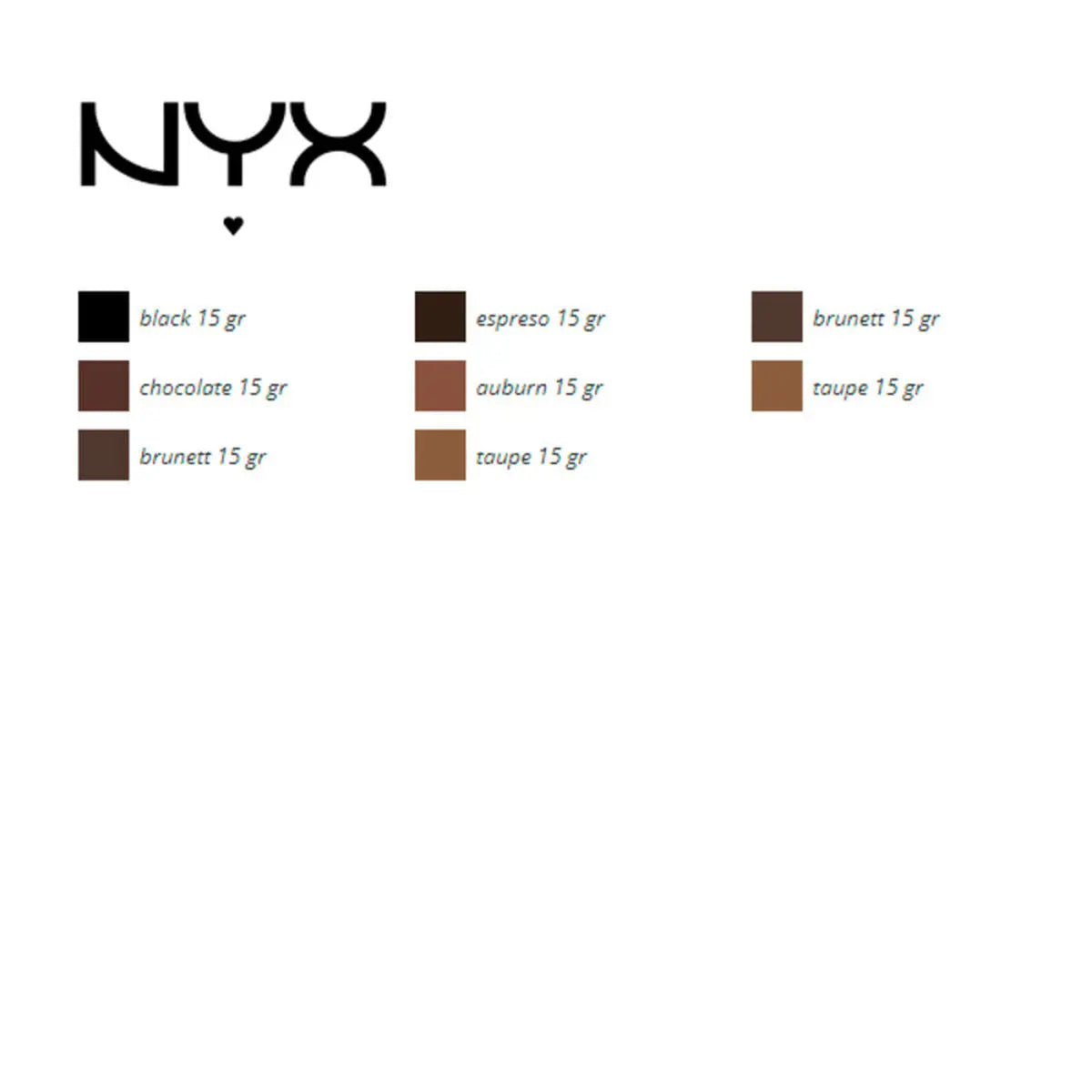 Eyebrow Make-up Fill & Fluff NYX (15 g) NYX