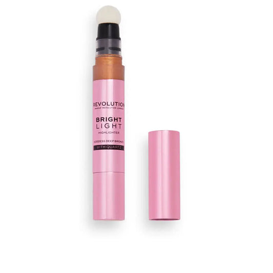 BRIGHT LIGHT highlighter #goddess deep bronze Revolution Make Up