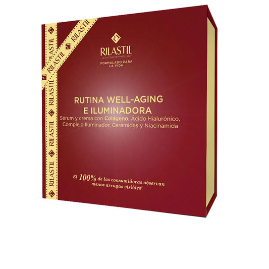 PROGRESSION (+) RUTINA ANTIARRUGAS Y ILUMINADORA ESTUCHE 2 pz Rilastil