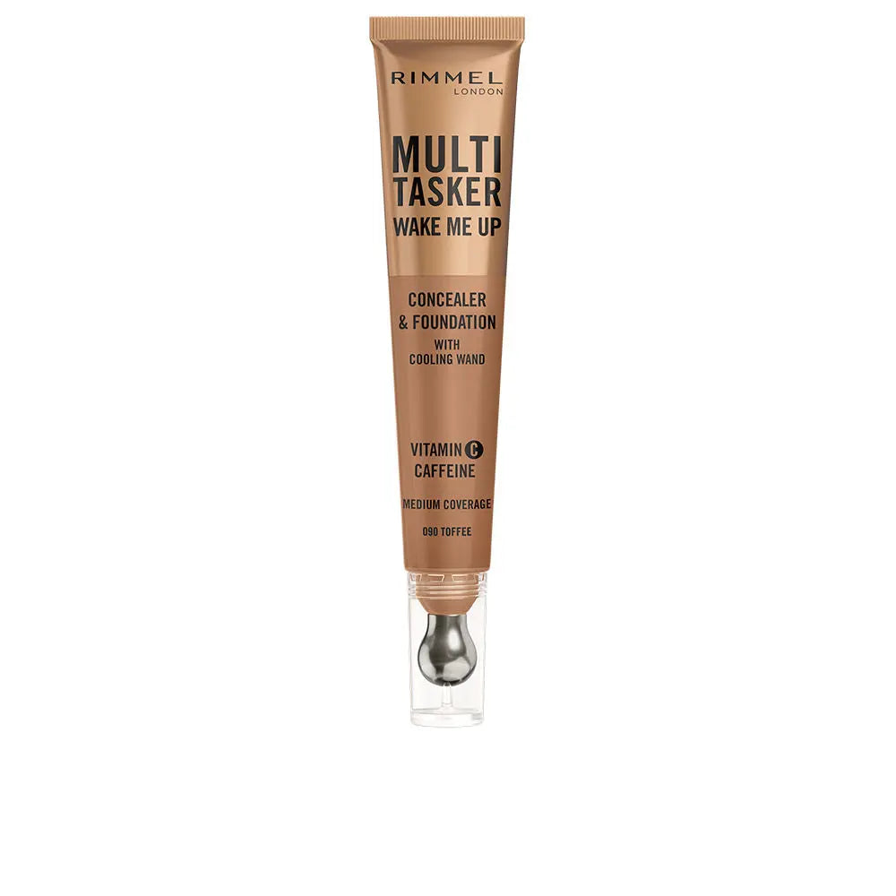 MULTITASKER WAKE ME UP concealer and foundation #Toffee 20 ml Rimmel London