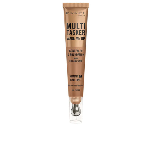 MULTITASKER WAKE ME UP concealer and foundation #Toffee 20 ml Rimmel London