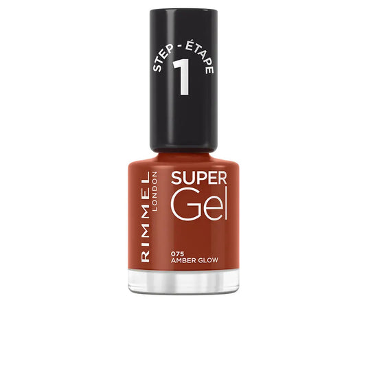 SUPER GEL nail polish #075-amber glow 12 ml Rimmel London