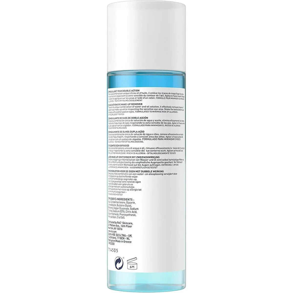 Eye Make Up Remover Roc Desmaquillante De Ojos Double action 125 ml Roc