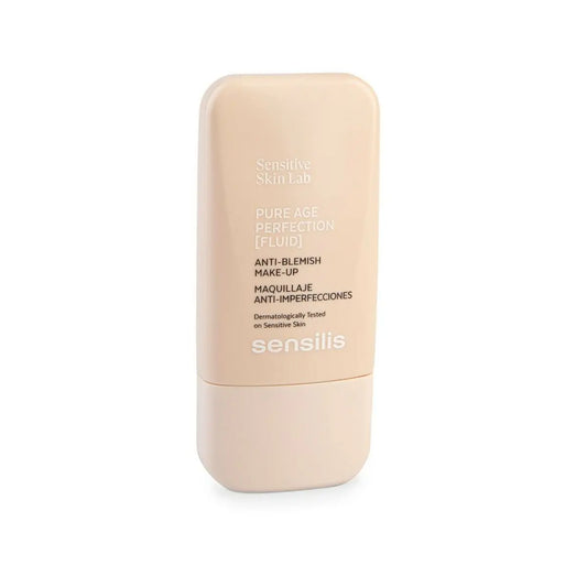 Crème Make-up Base Sensilis Pure Age Perfection 05-pêche Anti-imperfections (30 ml) Sensilis