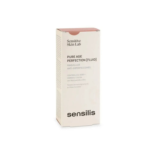 Crème Make-up Base Sensilis Pure Age Perfection 05-pêche Anti-imperfections (30 ml) Sensilis