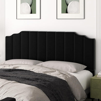 Velvet King Size Wall Mounted Headboard for Adjustable Beds-0