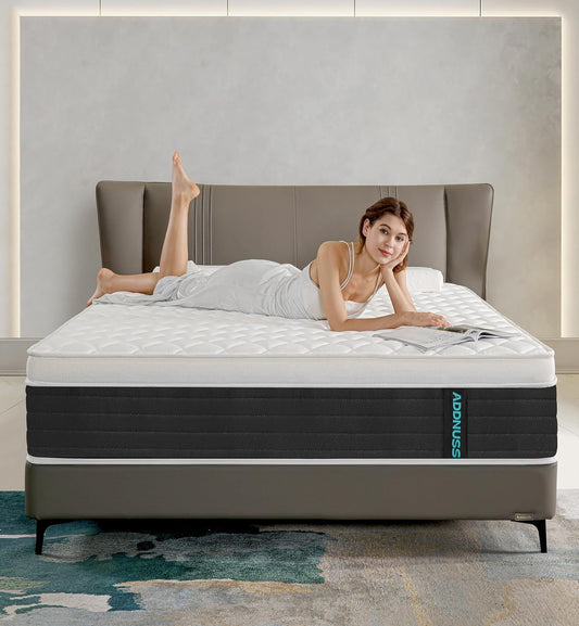 Hybrid Memory Foam Queen Mattress for Ultimate Sleep Comfort-1