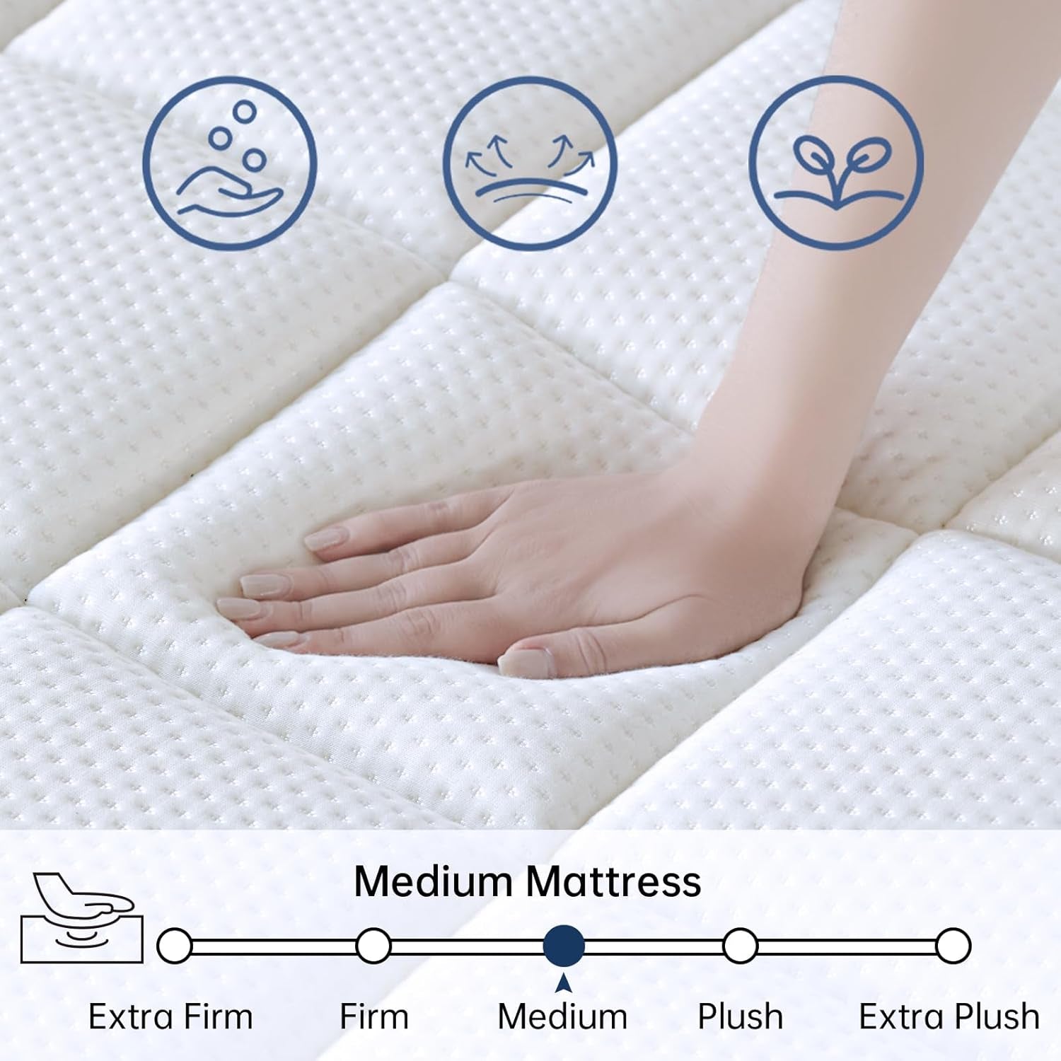 14 Inch Queen Mattress with Pocket Springs and Foam-2
