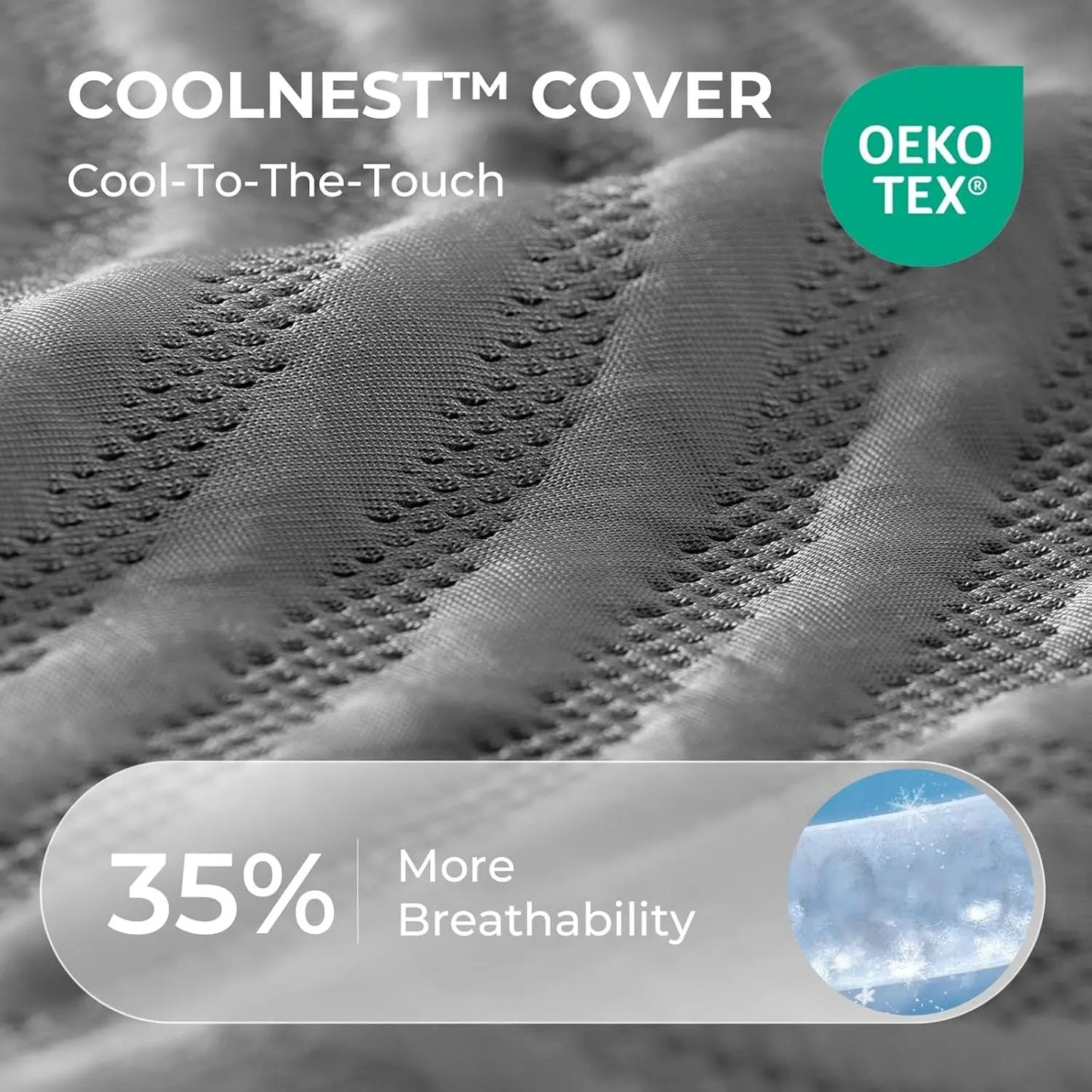Cooling Gel Memory Foam Queen Mattress for Comfort-3