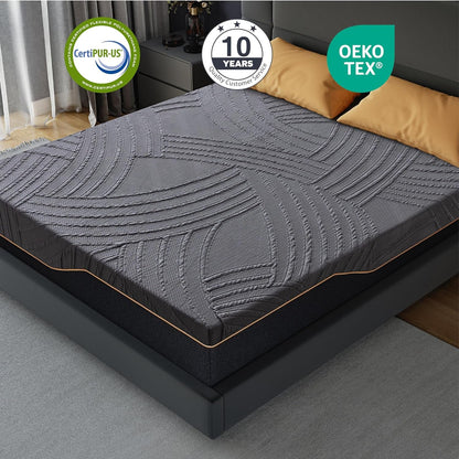 14 Inch Copper Infused Memory Foam Mattress for Comfort-4