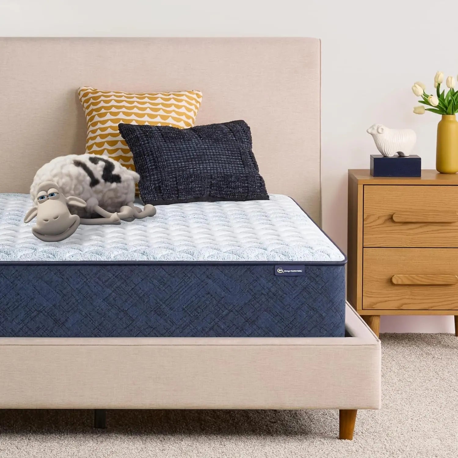 Cooling Queen Memory Foam Mattress With Pressure Relief-0