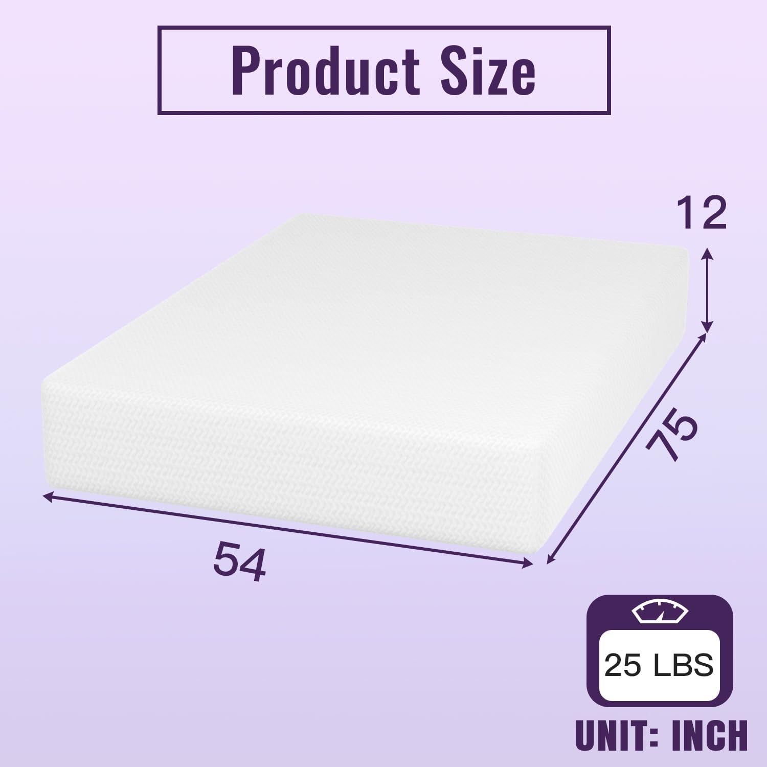 12 Inch Bamboo Charcoal Cooling Gel Memory Foam Mattress-1