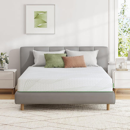Cooling Memory Foam Queen Mattress for Back Pain Relief-0