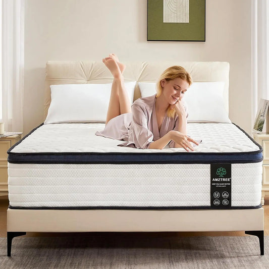 Queen Hybrid Mattress Medium Firm Comfort and Support-0